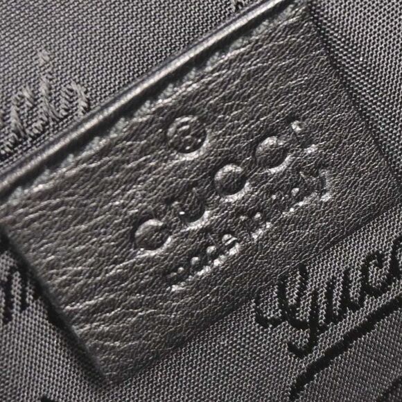 Gucci Vintage Handbag Leather Black Leather Handbag (Pre-Owned) - Picture 4 of 10